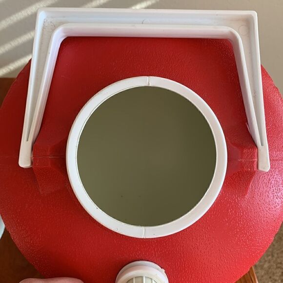 Vintage Thermos 1-Gallon Picnic Jug Water Cooler‎ Made In USA Red White Retro - Picture 4 of 8